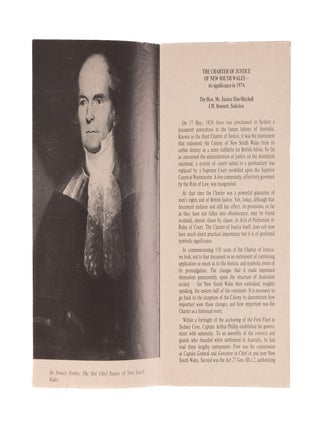 The Charter of Justice of New South Wales. Its Significance in 1974.
