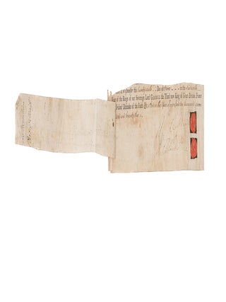 Two Sections Removed From an Indenture, One Signed by Blackstone and..