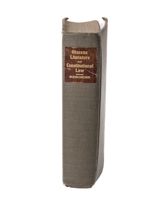 Obscene Literature and Constitutional Law: A Forensic Defense of...