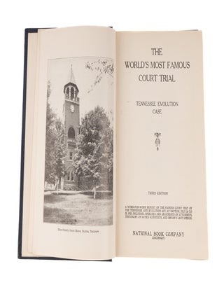 Item #83784 The World's Most Famous Court Trial: Tennessee Evolution Case. Clarence Darrow,...