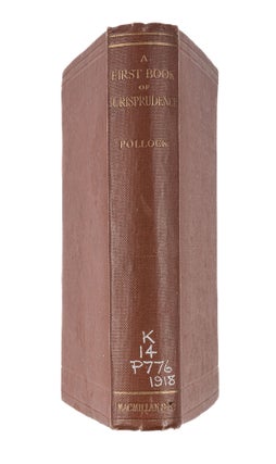 A First Book of Jurisprudence For Students of the Common Law, 4th ed.