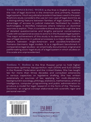 Comparative Legal Doctrine.