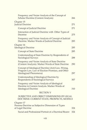 Comparative Legal Doctrine.