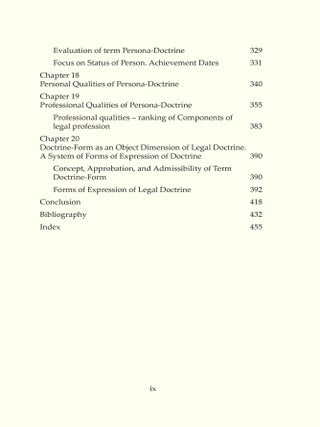 Comparative Legal Doctrine.
