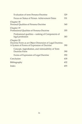 Comparative Legal Doctrine.