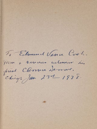 Farmington, Inscribed by Darrow to Edmund Vance Cooke.