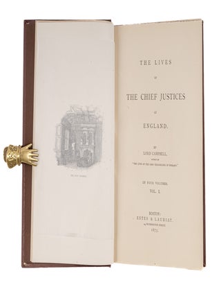 The Lives of the Chief Justices of England. 4 Vols. Boston, 1873.