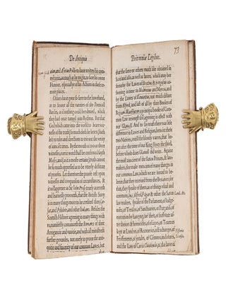 Of the Antient Lawes of Great Britaine, London, 1605.
