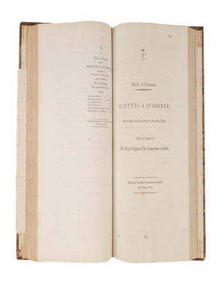 Minutes of Evidence, Taken Before the Committee of the Whole House...