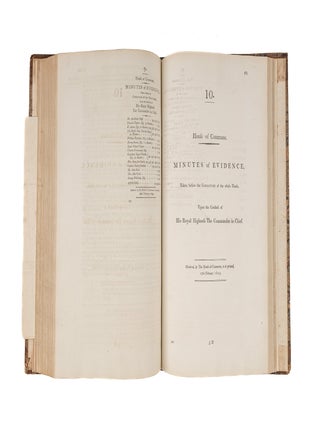 Minutes of Evidence, Taken Before the Committee of the Whole House...