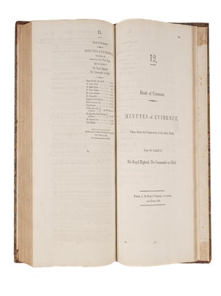 Minutes of Evidence, Taken Before the Committee of the Whole House...
