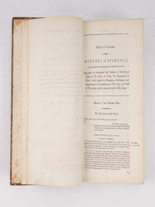 Minutes of Evidence, Taken Before the Committee of the Whole House...