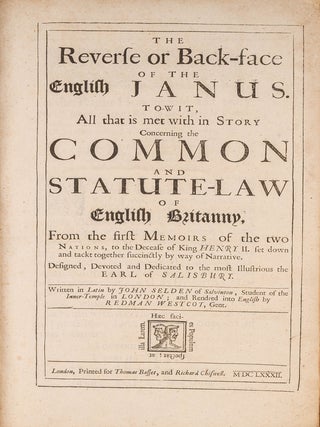 Tracts Written by John Selden of the Inner-Temple, Esquire, The...
