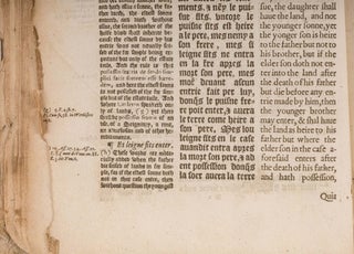 The First Part of the Institutes of the Lawes of England...