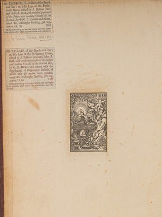 Item #84497 Ballads of the Bench and Bar or Idle Lays of the Parliament House. J. Belfour-Paul,...