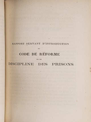 Expose D'Un Systeme de Legislation Criminelle pour L'Etat de la...