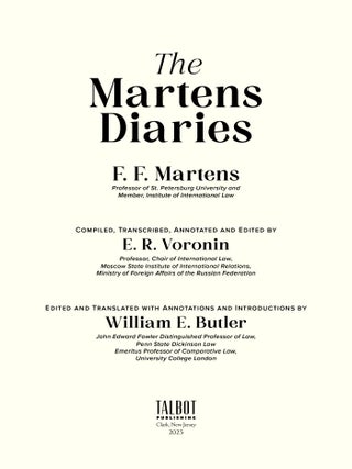 The Martens Diaries.