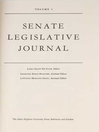 Documentary History of the First Federal Congress of the United States