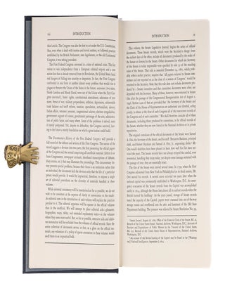 Documentary History of the First Federal Congress of the United States