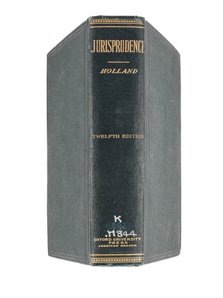The Elements of Jurisprudence, Twelfth Edition.