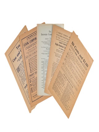 Item #84734 Five Advertisements for Titles by Lawyers' Co-Operative Publishing Co. Legal...