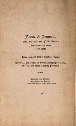 Catalogue of the Library of Trials and Legal Literature...