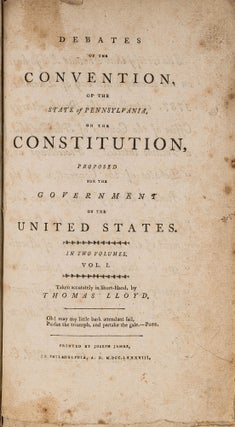 Commentaries on the Constitution of the United States of America....