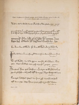 Calendars of the Ancient Charters, And of the Welch and Scotish Rolls.