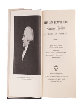 The Law Practice of Alexander Hamilton. 5 Vols. 1964-1981.