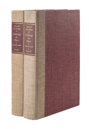 Item #84892 History of the Law Firm of O'Melveny & Myers, 1885-1965. William Webb Clary