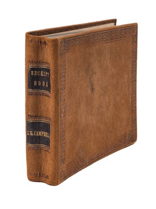 Item #84946 Receipt Book of Attorney John Gardner Campbell, 1848-1859. Manuscript, John Gardner...