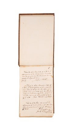 Receipt Book of Attorney John Gardner Campbell, 1848-1859.