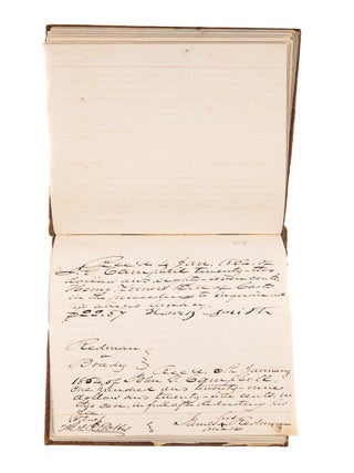 Receipt Book of Attorney John Gardner Campbell, 1848-1859.