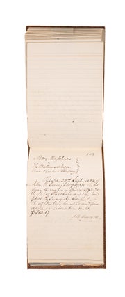 Receipt Book of Attorney John Gardner Campbell, 1848-1859.
