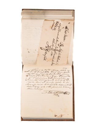 Receipt Book of Attorney John Gardner Campbell, 1848-1859.