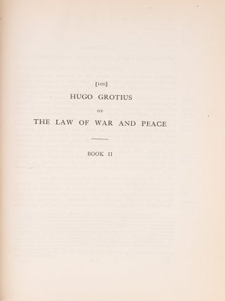 De Jure Belli ac Pacis Libri Tres, Volume Two, The Translation,...