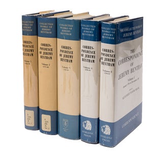 Item #85094 The Correspondence of Jeremy Bentham. Vols. 1-5. (1968-1981). Jeremy Bentham, T. L S....