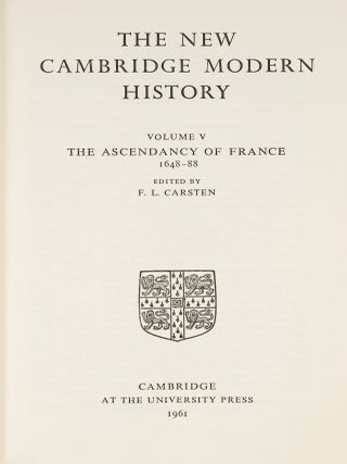 The New Cambridge Modern History. Vol. 5, The Ascendancy of France,...