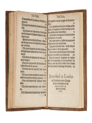 A Learned Commendation of the Politique Lawes of England...