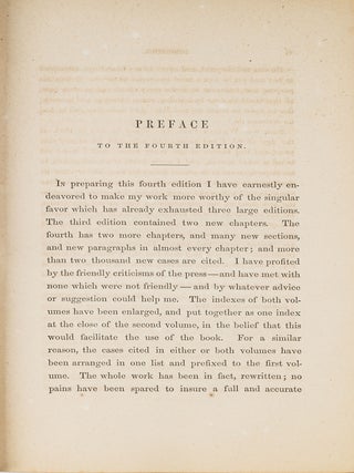 The Law of Contracts. Fourth edition. 2 Vols. 1860.