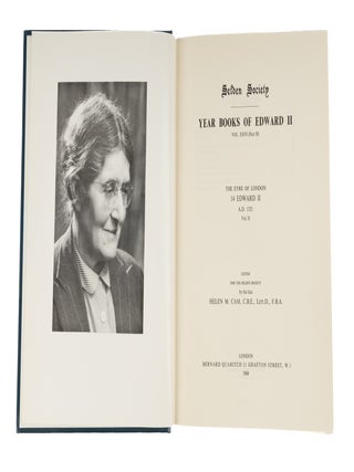 Item #85381 Year Books of Edward II, Vol. XXVI (Part II). The Eyre of London. Helen M. Cam
