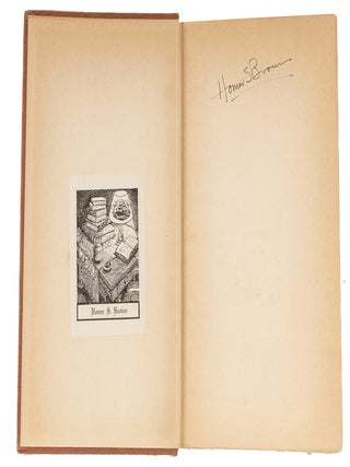 Item #85442 Collected Legal Papers, Homer S. Brown's Copy, New York, 1920. Oliver Wendell Holmes