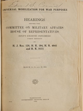 Articles, Essays, Addresses, Supreme Court Decisions, Government...