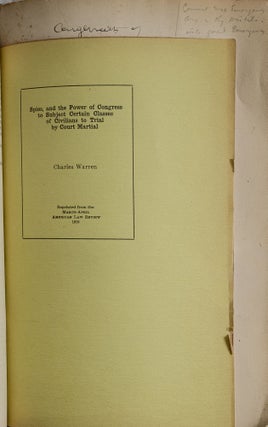 Articles, Essays, Addresses, Supreme Court Decisions, Government...