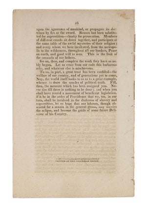 Remarks of Mr. James Barbour, On the Bill for Abolishing...