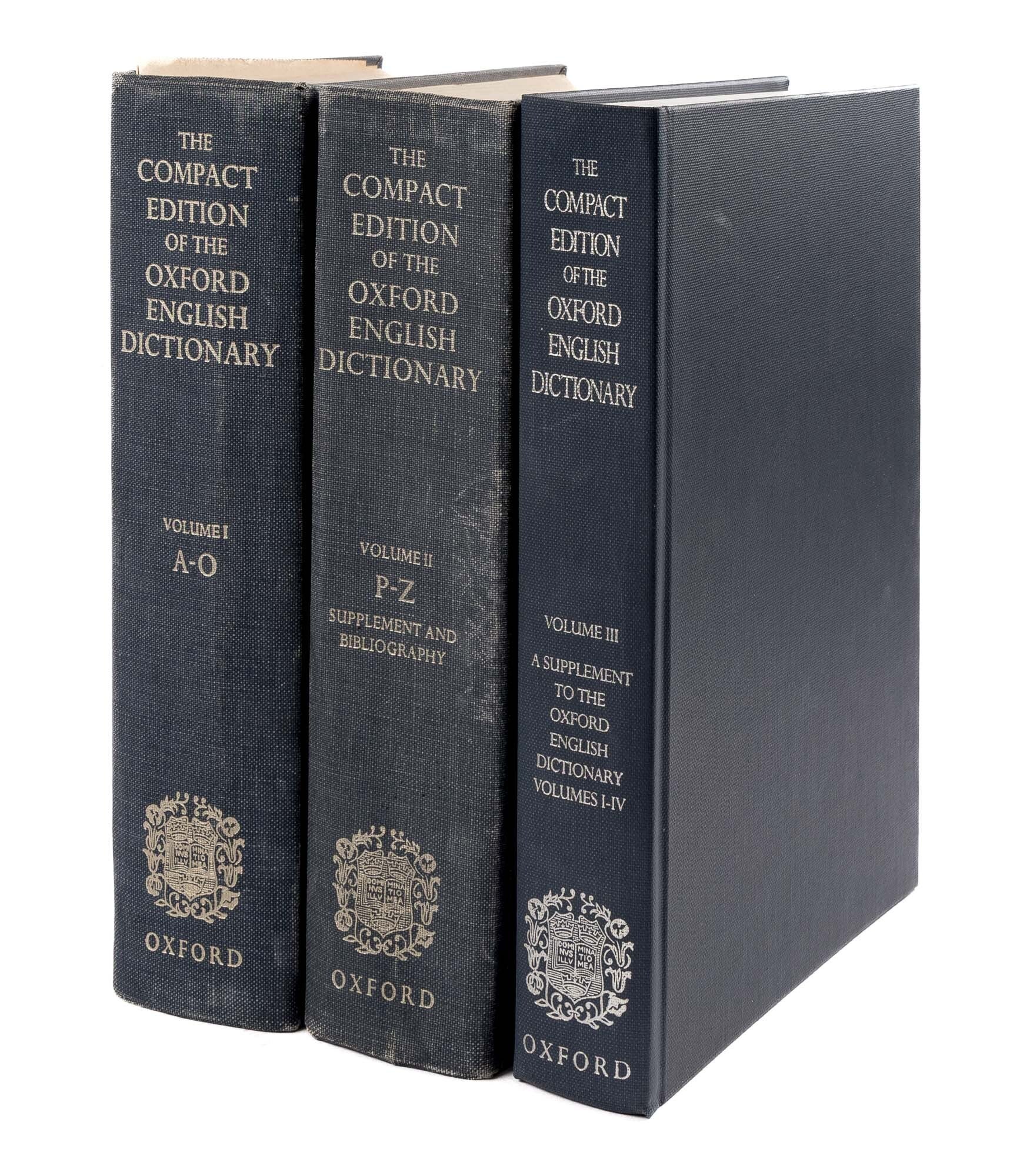 The Compact Edition of the Oxford English Dictionary...Complete Text | Oxford English Dictionary ...