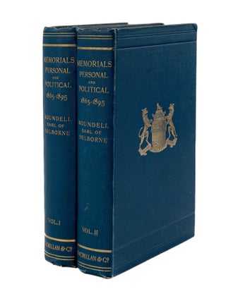 Item #85887 Memorials, Part II Family and Personal and Political: 1865-1895. Roundell Palmer,...