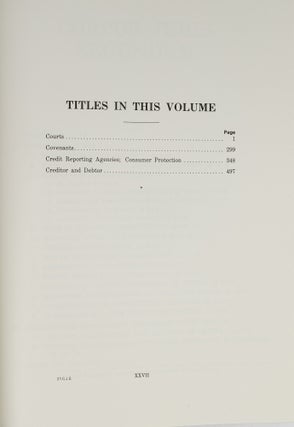 Corpus Juris Secundum. Volume 21 (1990), Courts to Creditor and Debtor