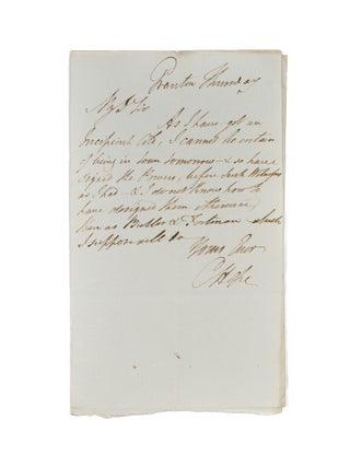 Archive of Correspondence from the Hope Family, London, 1809-1824.