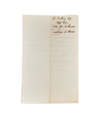 Archive of Correspondence from the Hope Family, London, 1809-1824.